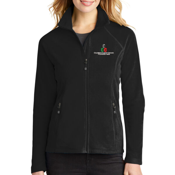 Eddie Bauer Ladies Full-Zip Microfleece Jacket  - Embroidered Logo Thumbnail