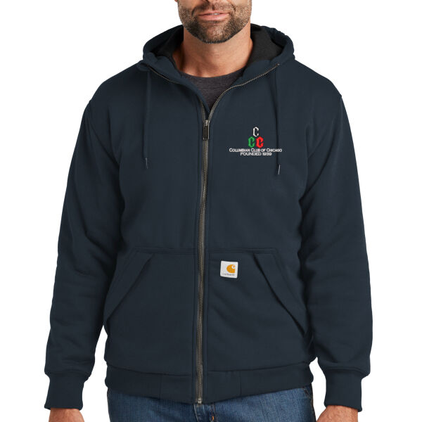 Carhartt Midweight Thermal Lined Full-Zip Sweatshirt - Embroidered Logo Thumbnail