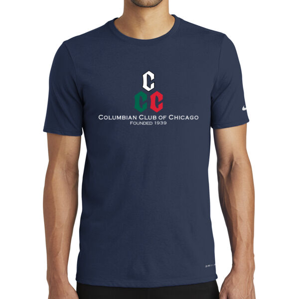 Nike Dri-Fit Cotton/Poly Tee - Printed Logo Thumbnail