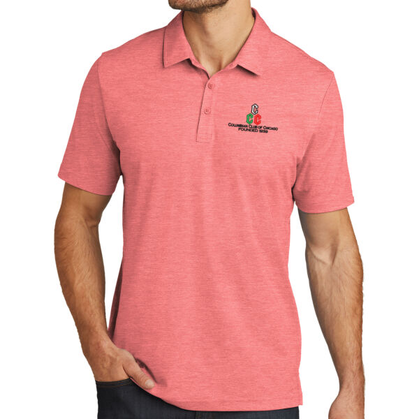 TravisMathew Oceanside Heather Polo - Embroidered Logo Thumbnail