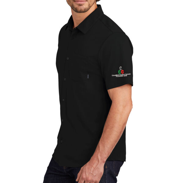 OGIO Extend Short Sleeve Button-Up - Embroidered Logo Thumbnail