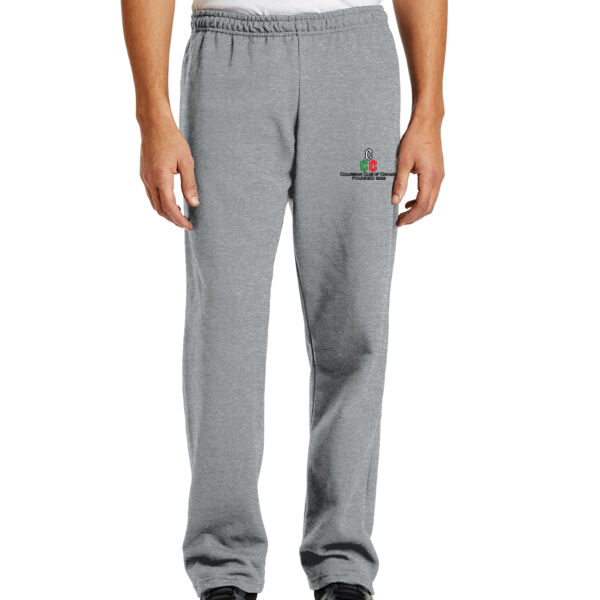 Gildan Heavy Blend Open Bottom Sweatpants - Embroidered Logo Thumbnail