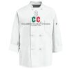 Eight Knot Button Chef Coat with Thermometer Pocket Thumbnail