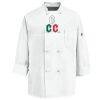 Eight Knot Button Chef Coat with Thermometer Pocket Thumbnail