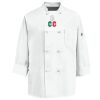 Eight Knot Button Chef Coat with Thermometer Pocket Thumbnail